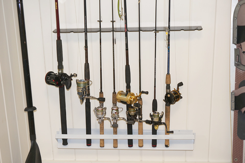 Buy Wall Mounted Rod Rack, Rod Holder, Fishing Rack, Fishing Rod